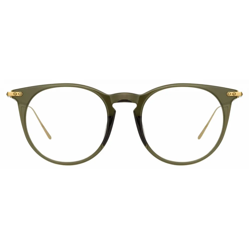 Linda Farrow - Occhiali da Vista Ellis Ovale in Verde - LF54C5OPT - Linda Farrow Eyewear