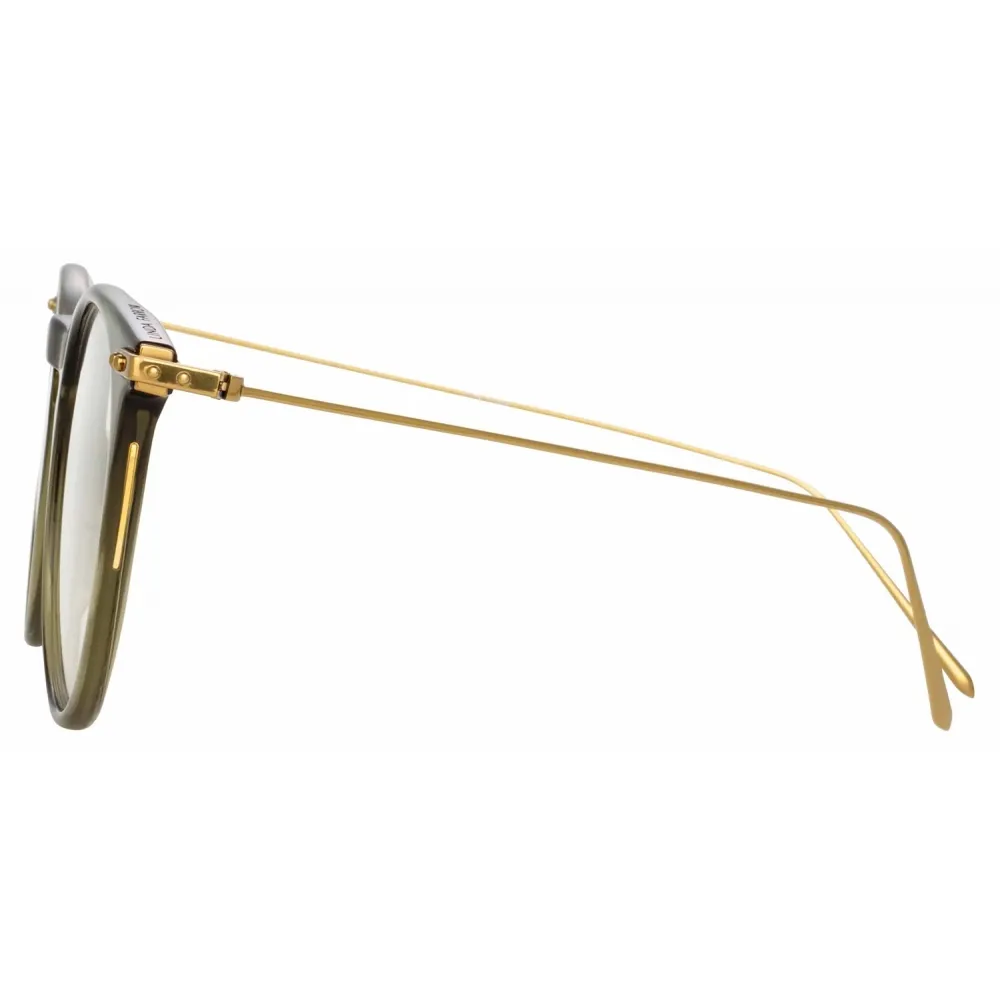 Linda Farrow - Occhiali da Vista Ellis Ovale in Verde - LF54C5OPT - Linda Farrow Eyewear