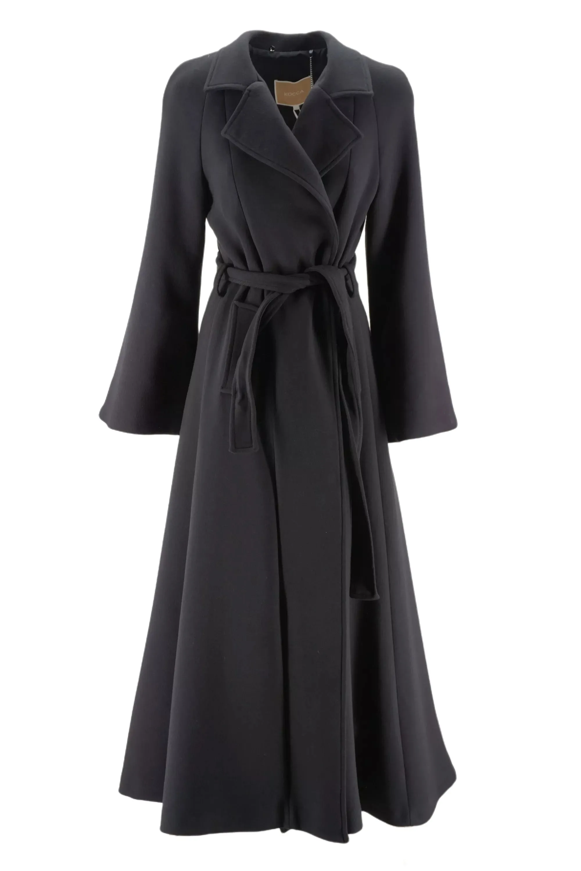 Long Coat with Belt Kocca / Black