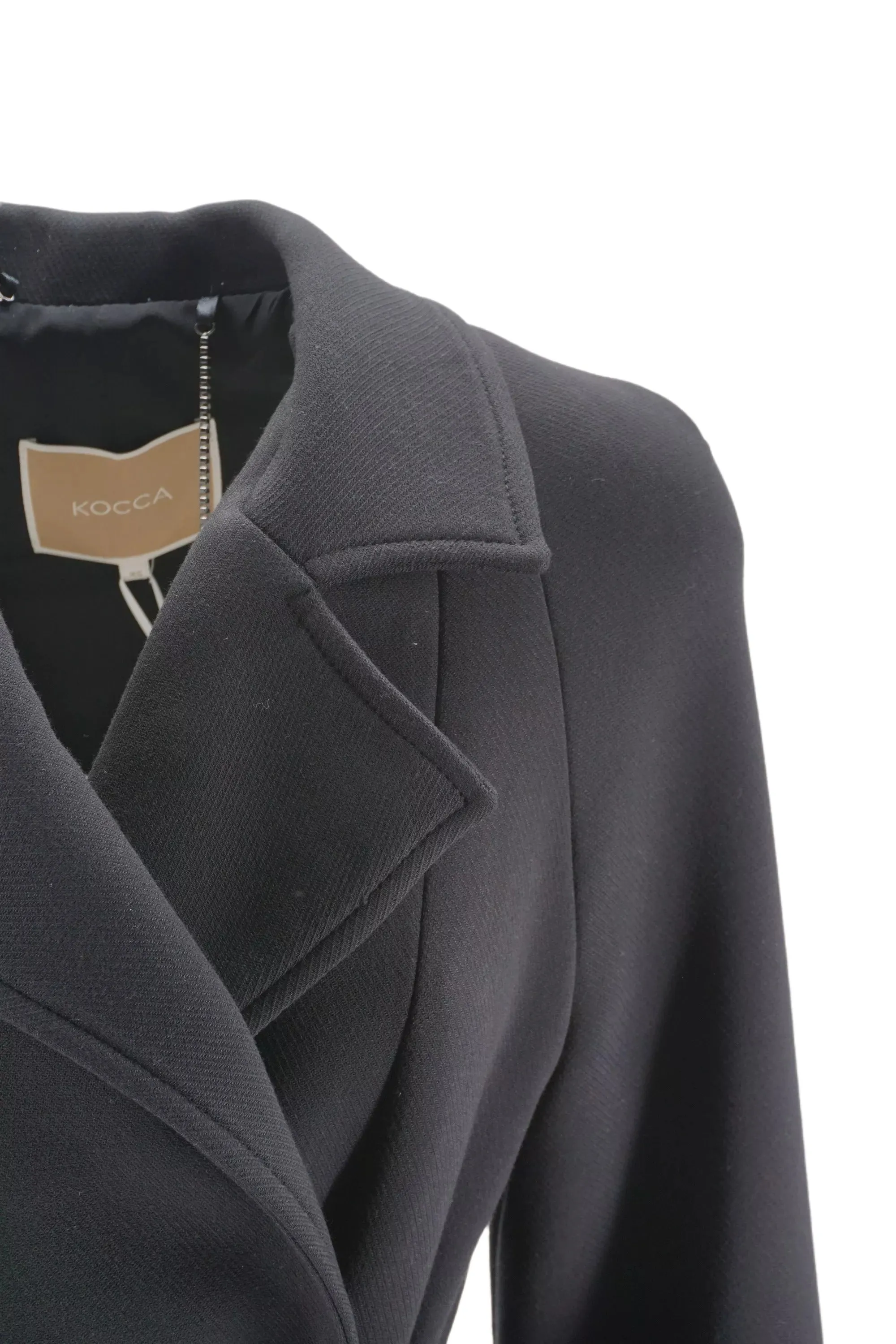 Long Coat with Belt Kocca / Black