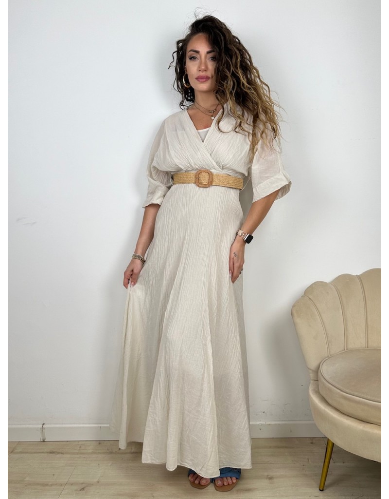 LONG DRESS CICLAS BEIGE