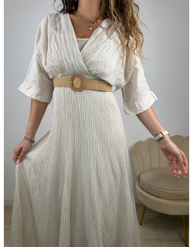 LONG DRESS CICLAS BEIGE
