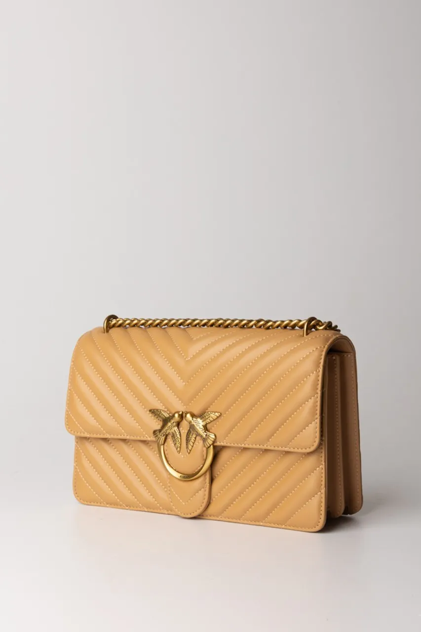 Love One Classic bag TEMPESTA SABBIA-ANTIQUE GOLD