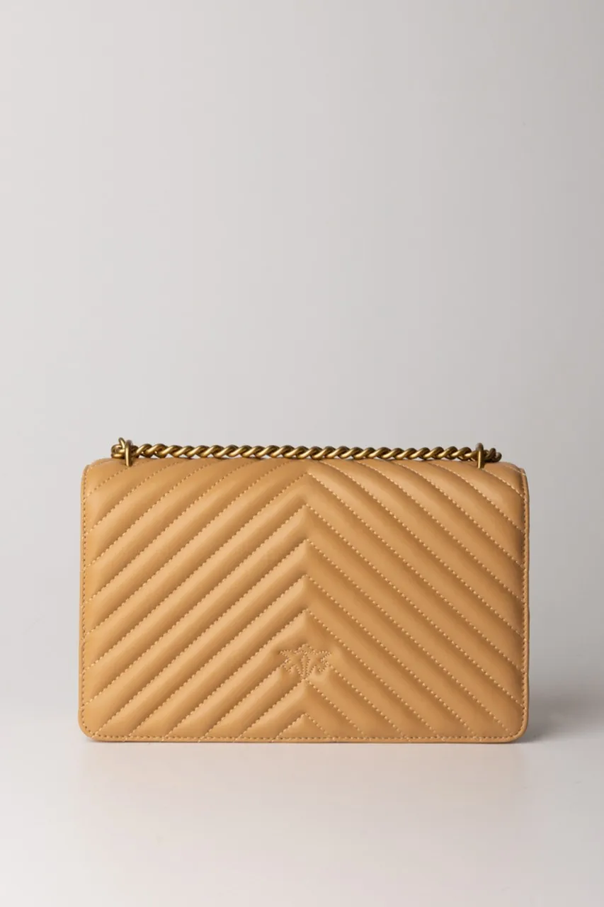 Love One Classic bag TEMPESTA SABBIA-ANTIQUE GOLD
