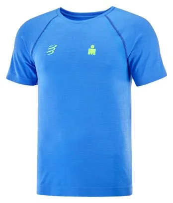 Maglia a manica corta Compressport IronMan Seaside Blue