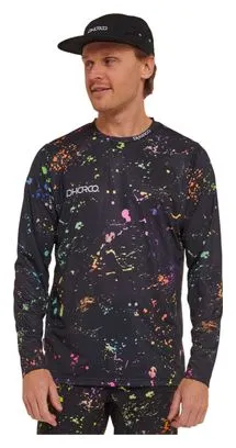 Maglia Dharco Race a manica lunga Nero/Multicolore