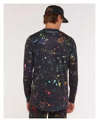 Maglia Dharco Race a manica lunga Nero/Multicolore