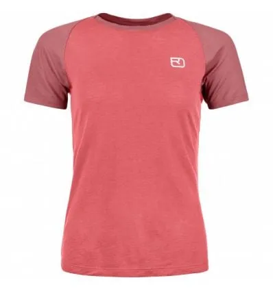 Maglietta donna Ortovox 120 Tec fast mountain TS W (wild rose)