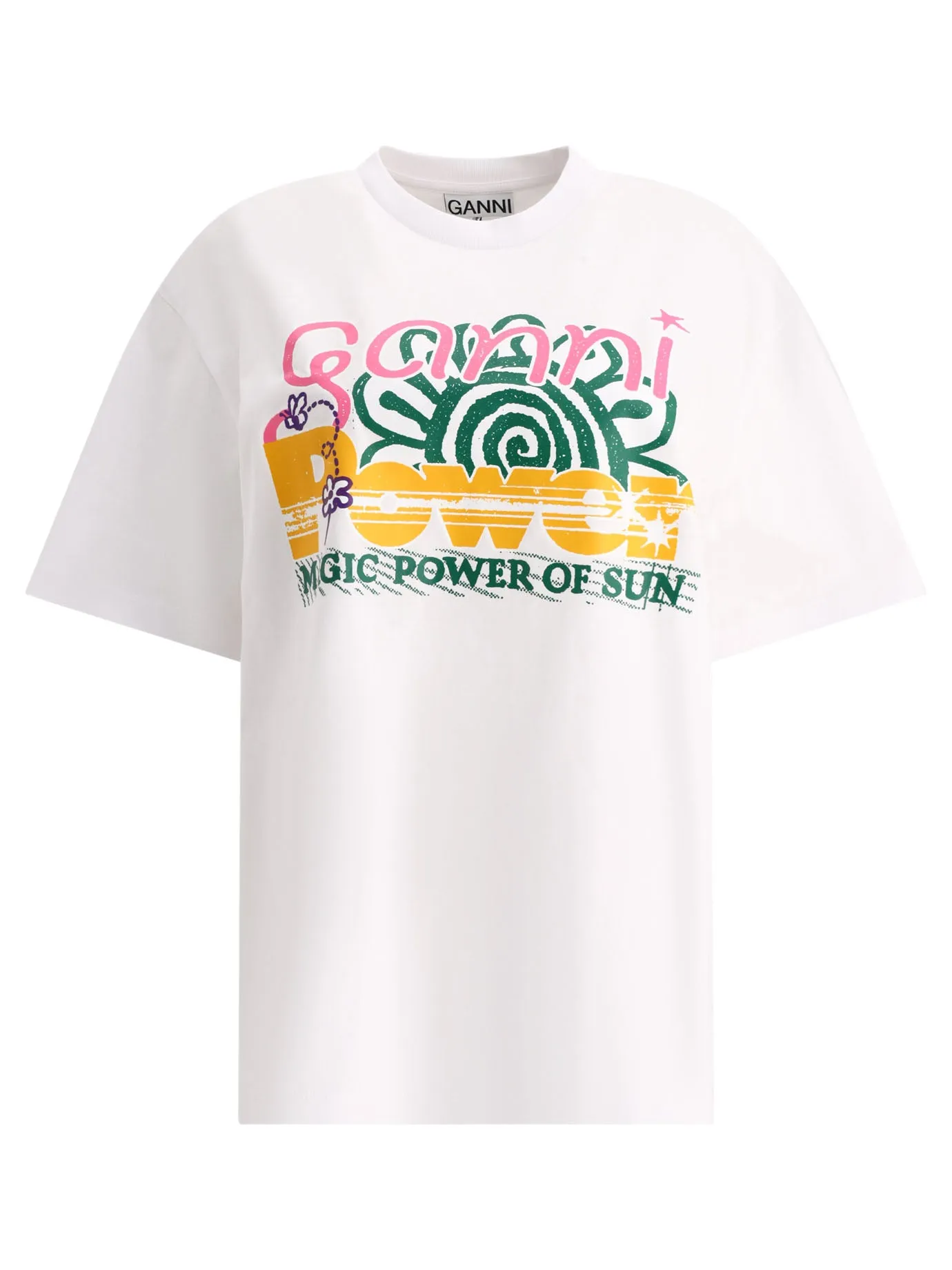 Maglietta Ganni Multi Flower