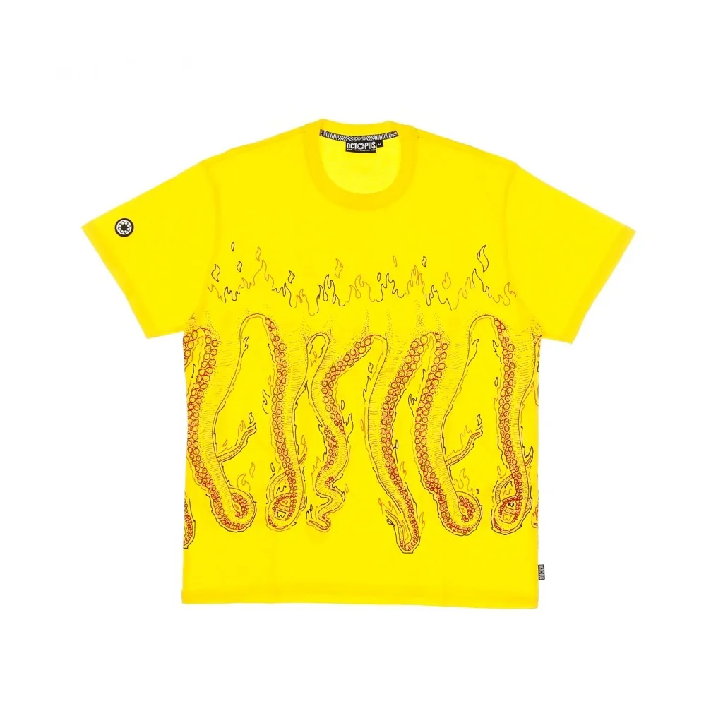 MAGLIETTA MORE FIRE TEE YELLOW