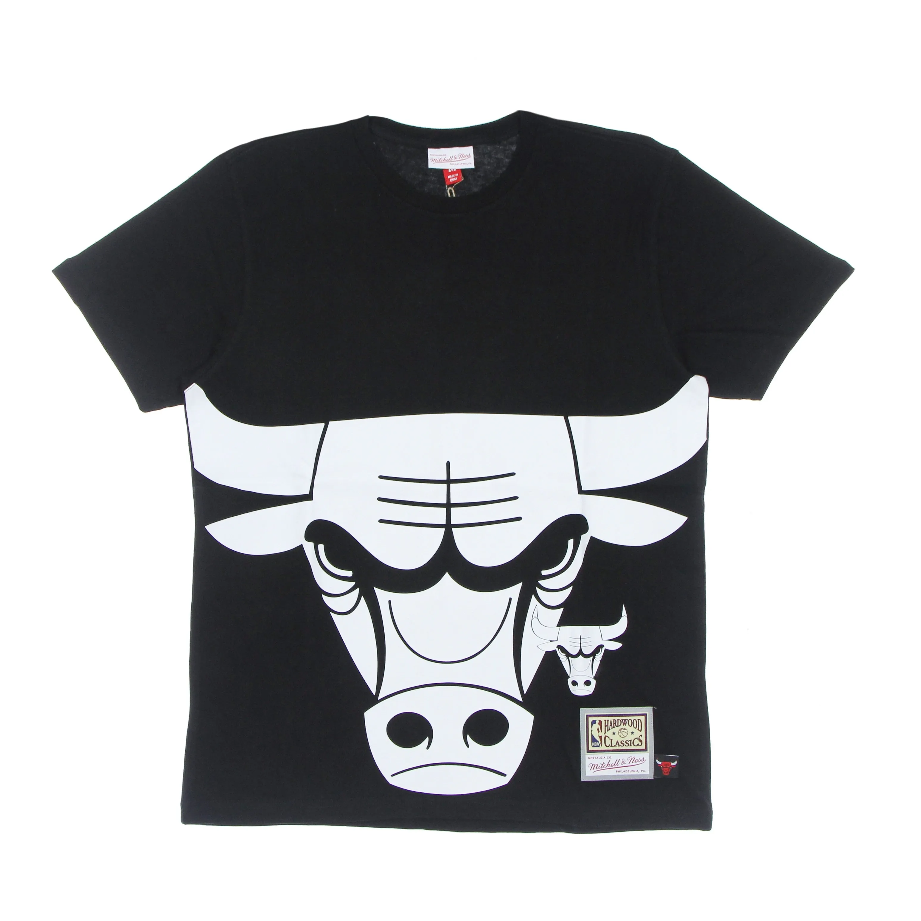 Maglietta Uomo Nba Big Face 3.0 Tee Hardwood Classics Chibul Black