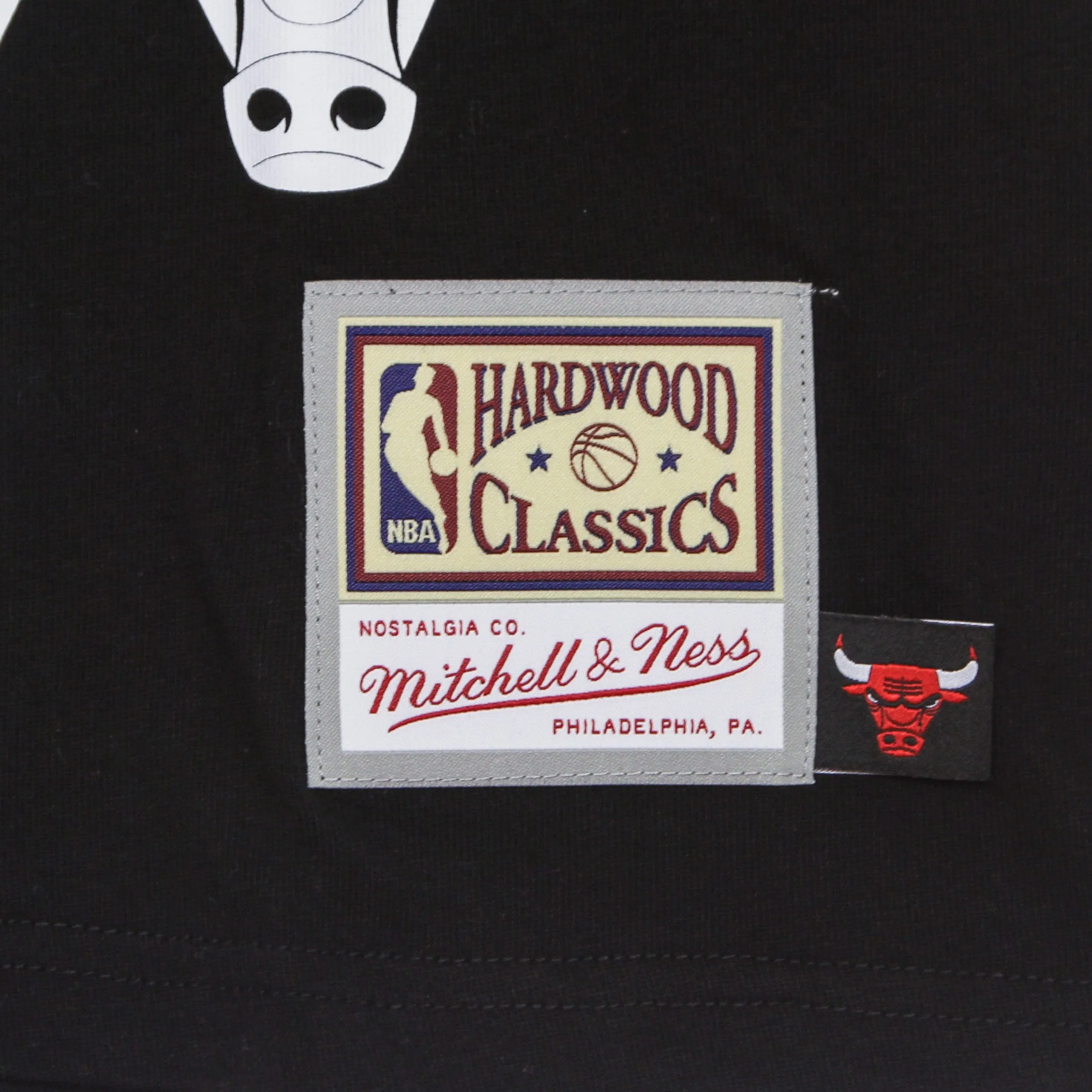 Maglietta Uomo Nba Big Face 3.0 Tee Hardwood Classics Chibul Black