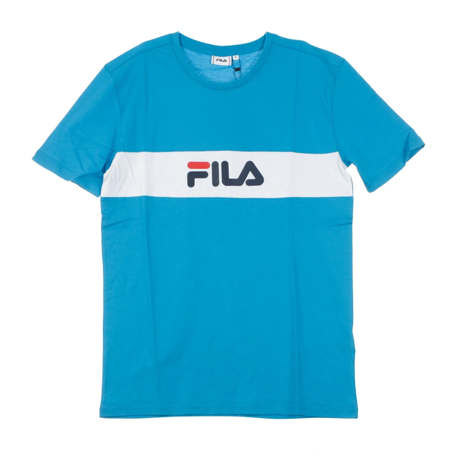 Maglietta Uomo Nolan Dropped Shoulder Caribbean Sea/bright White