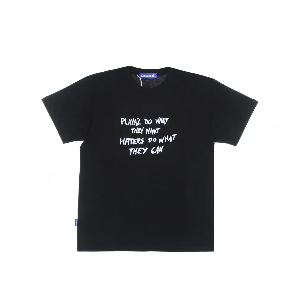 maglietta uomo playaz tee BLACK