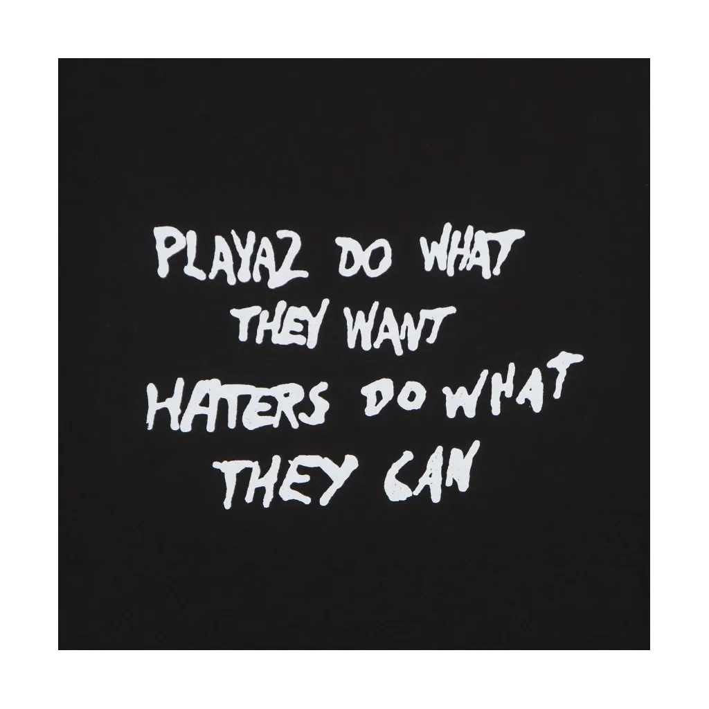 maglietta uomo playaz tee BLACK