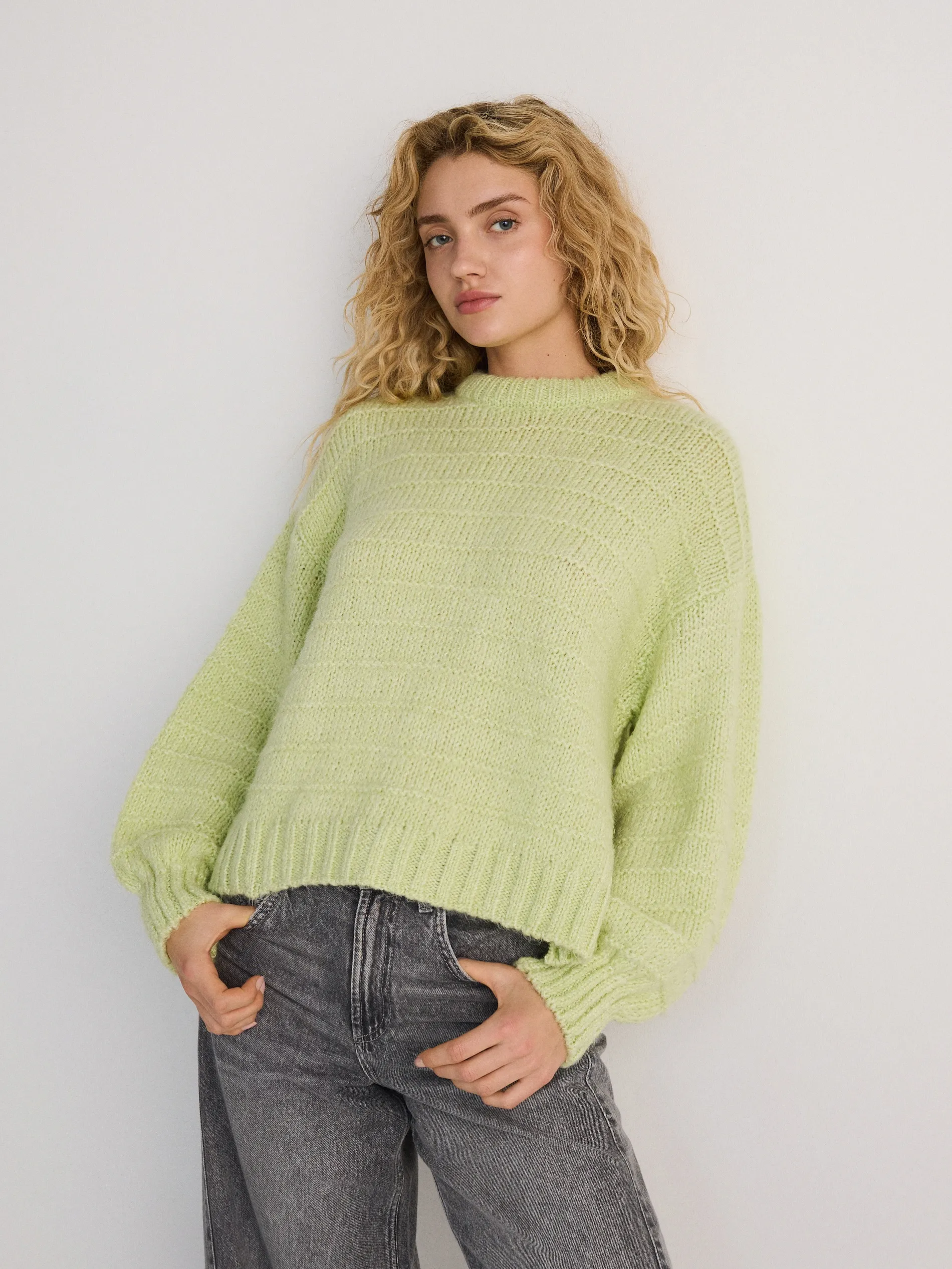 Maglione a maglia larga