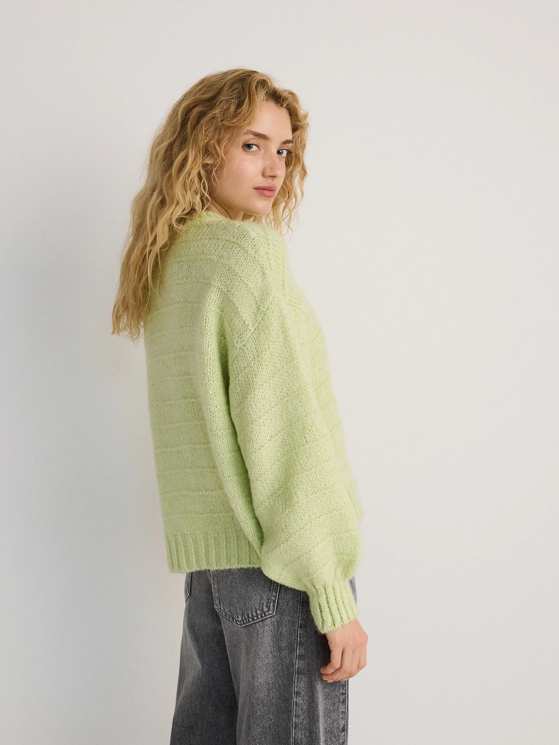 Maglione a maglia larga