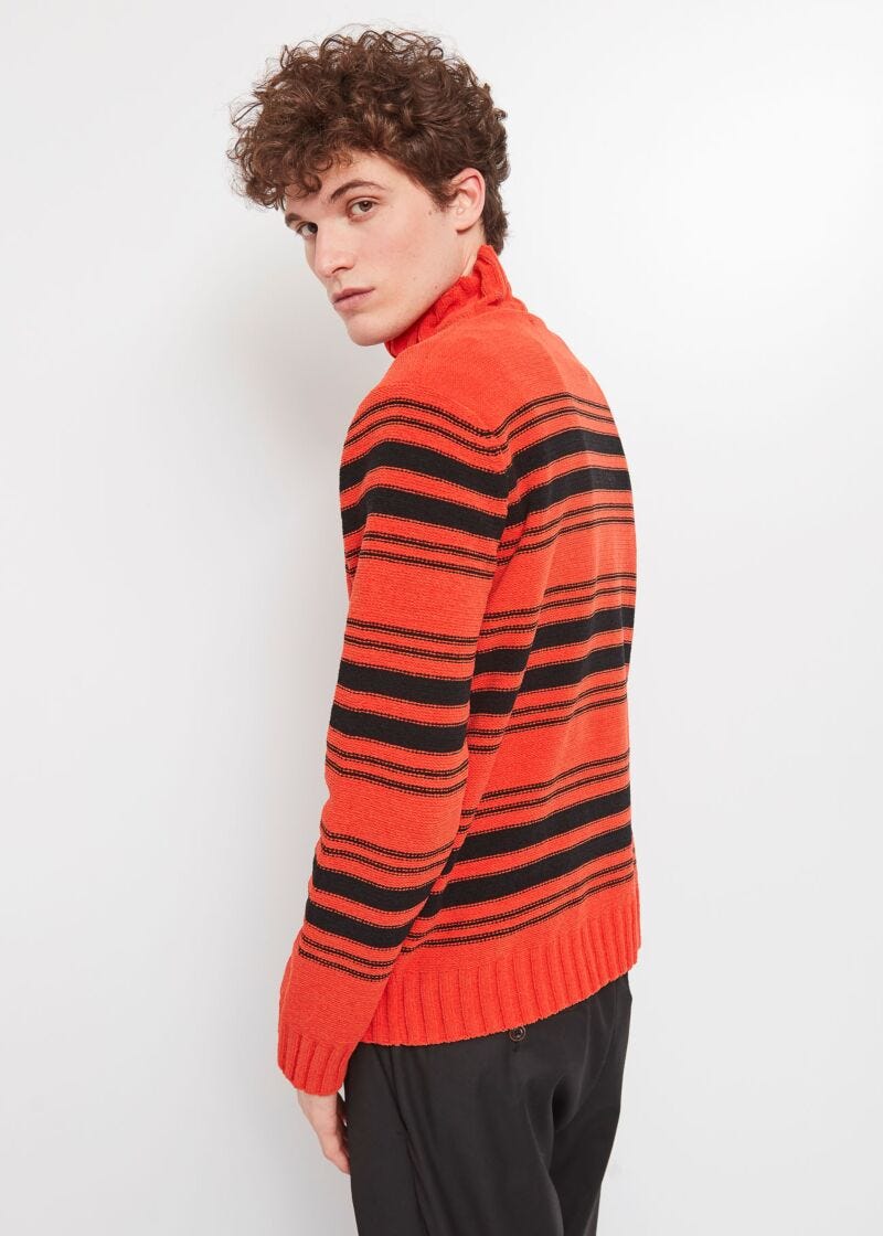 Maglione a righe