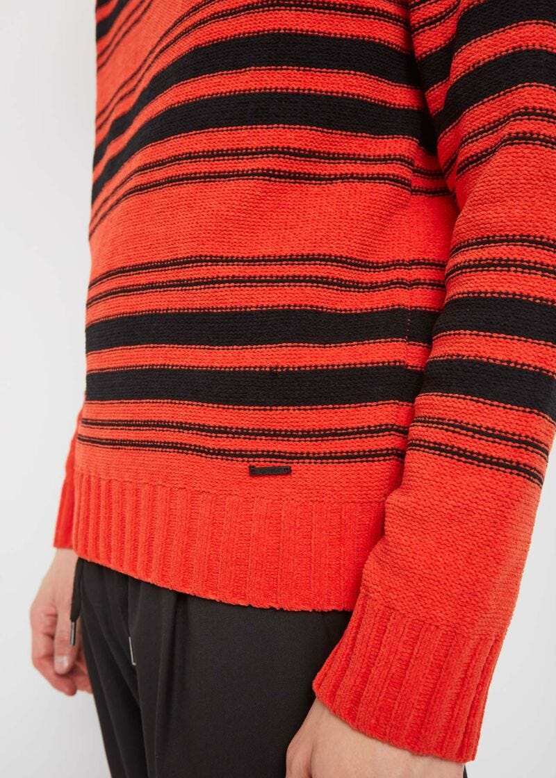 Maglione a righe