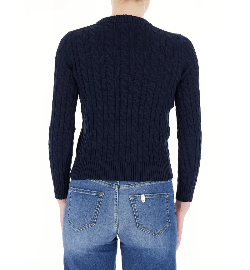 Maglione a trecce