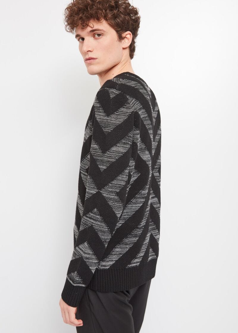 Maglione in misto lana