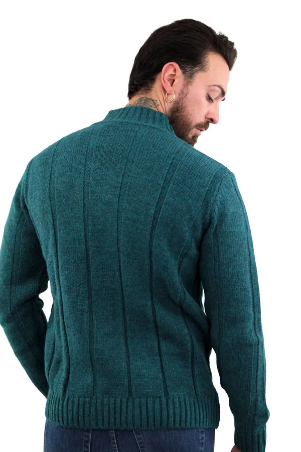 MAGLIONE LUPETTO A TRECCE JAMES OTTANIO 