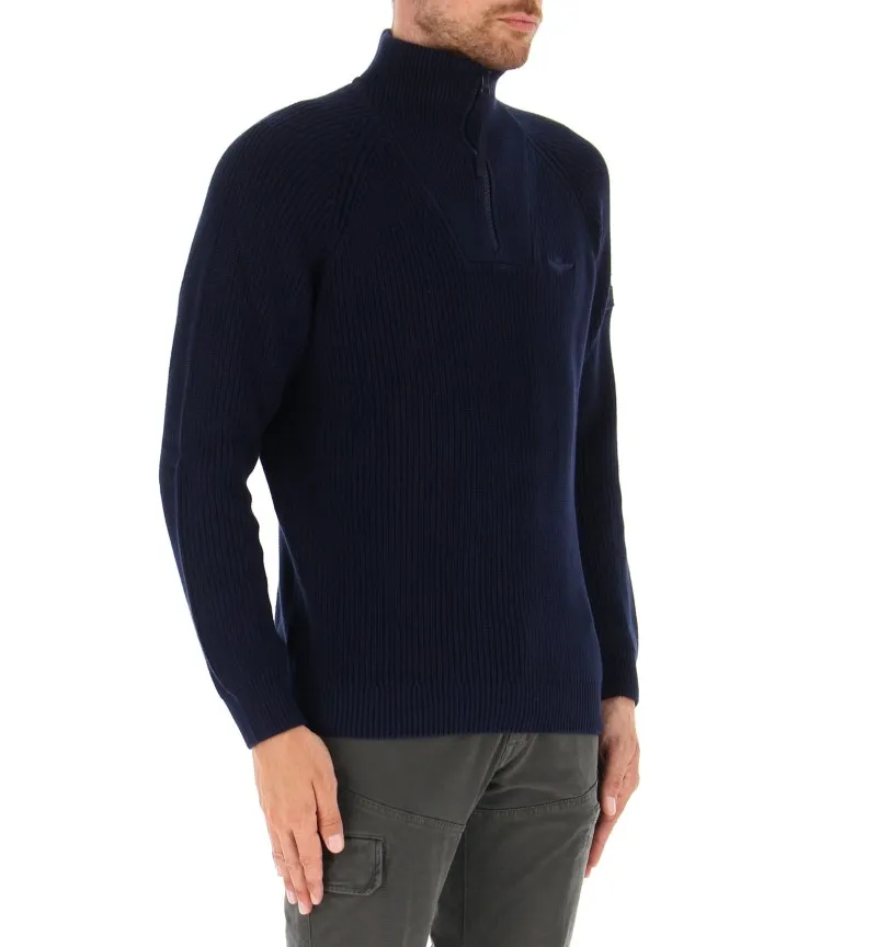 Maglione mezza zip