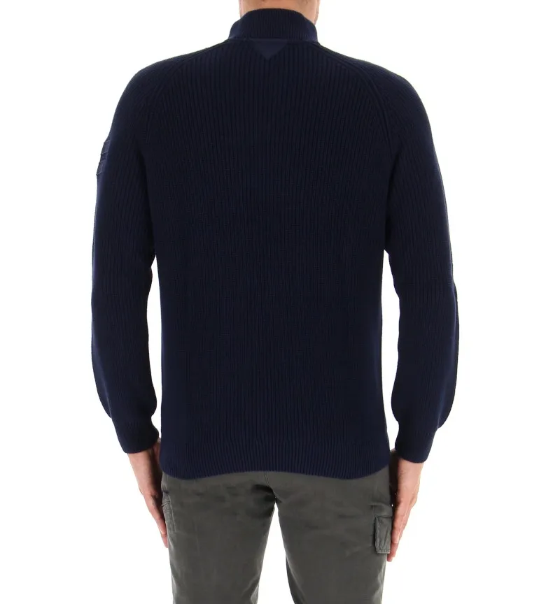 Maglione mezza zip