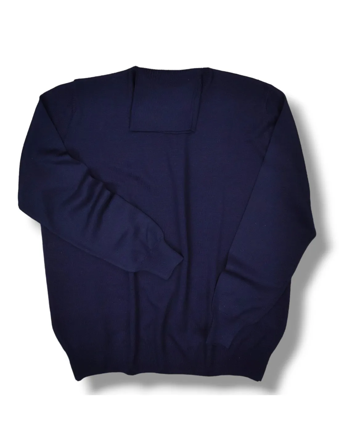 Maglione uomo dolce vita in lana merinos Blu