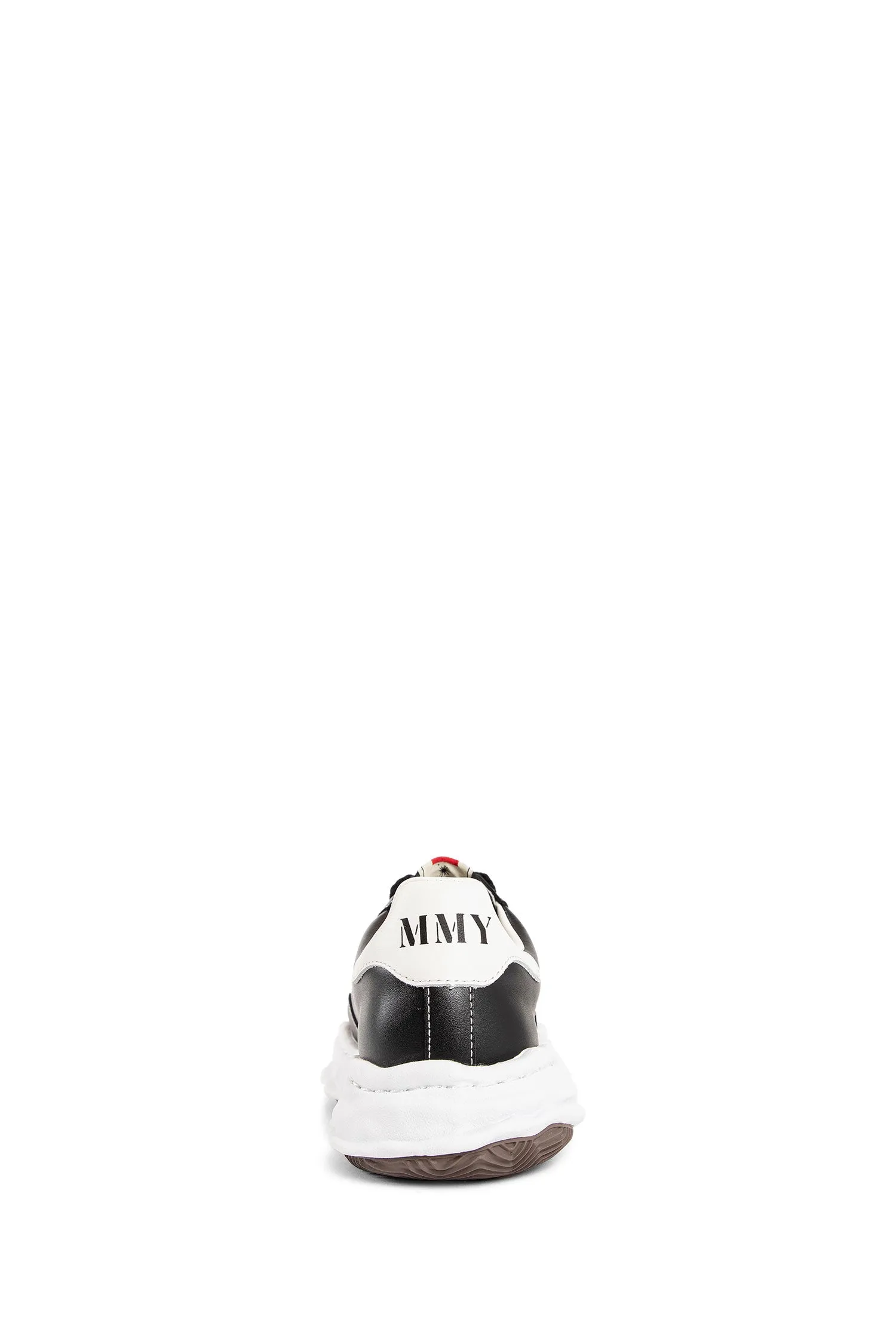 maison mihara yasuhiro  blakey leather low-top sneakers 