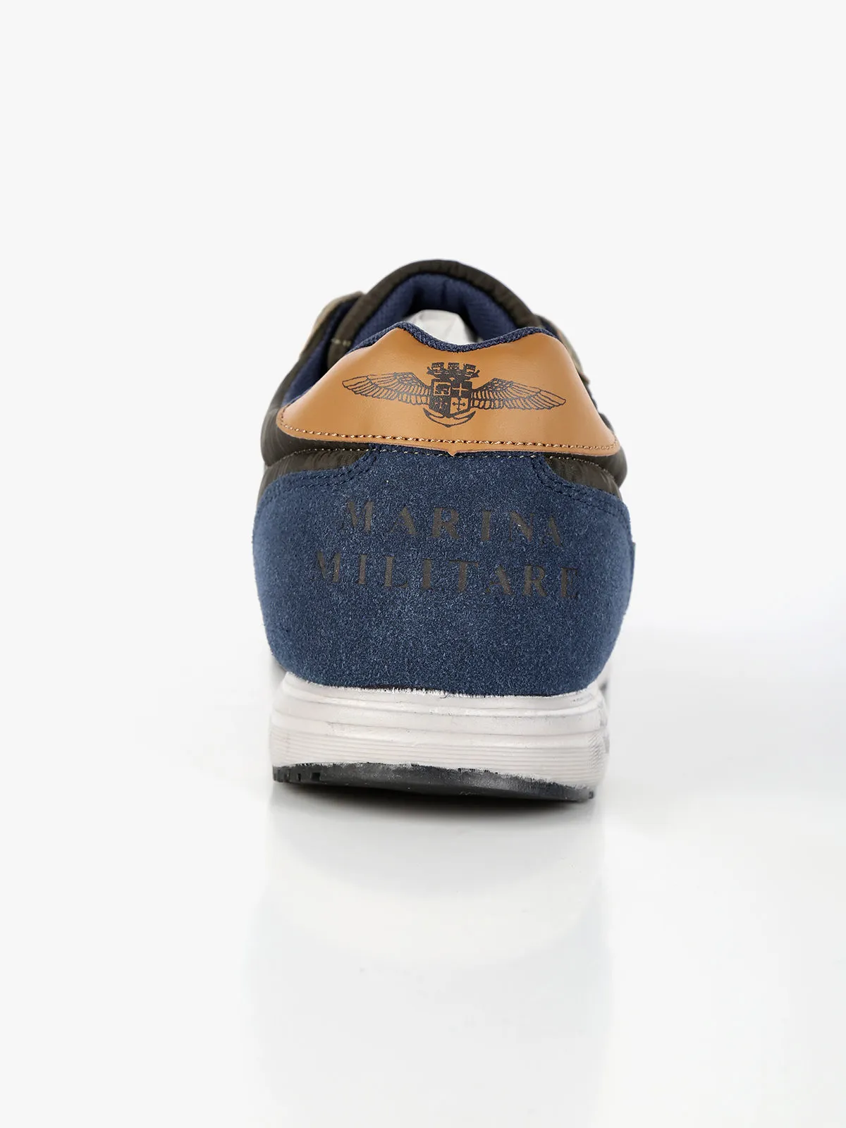 Marina Militare Baskets homme en cuir à lacets