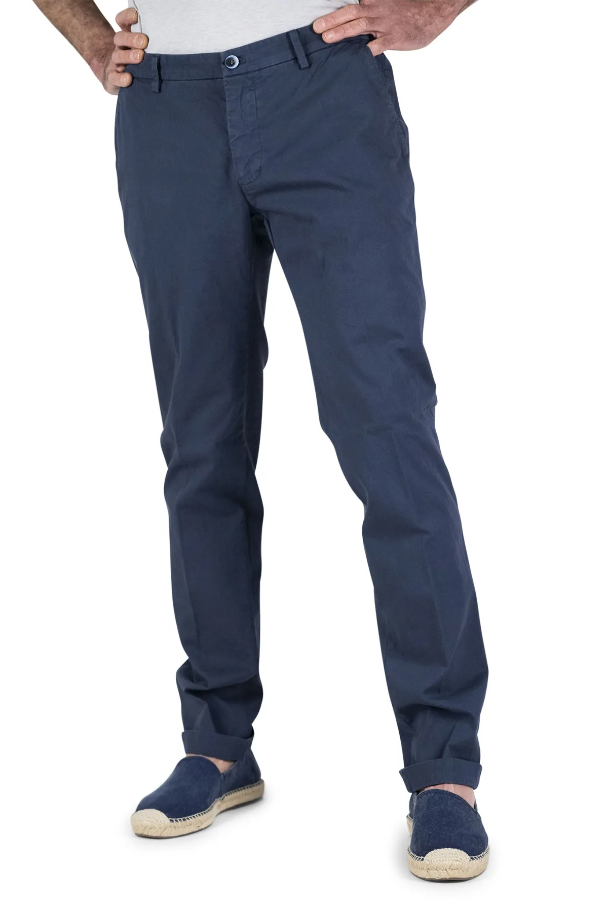 Mason’s pantaloni in popeline per uomo