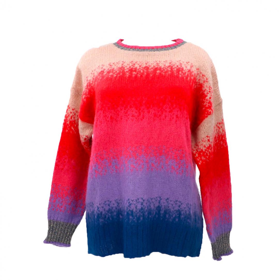 maxi maglia sfumata 91100 multicolor