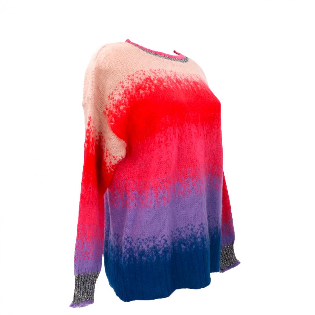 maxi maglia sfumata 91100 multicolor