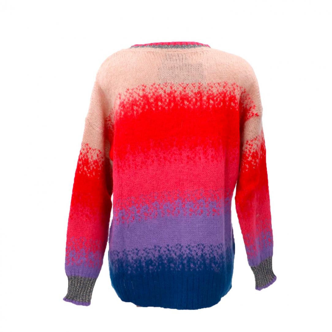 maxi maglia sfumata 91100 multicolor