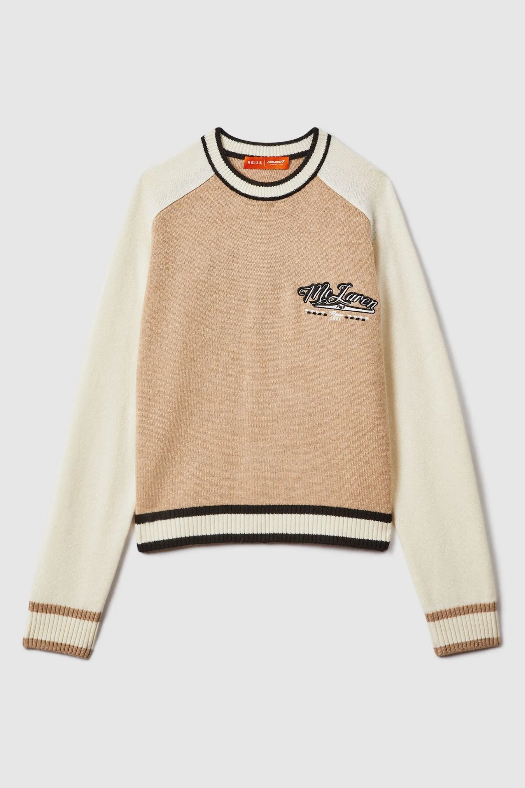McLaren F1 Maglione corto in lana e cashmere    