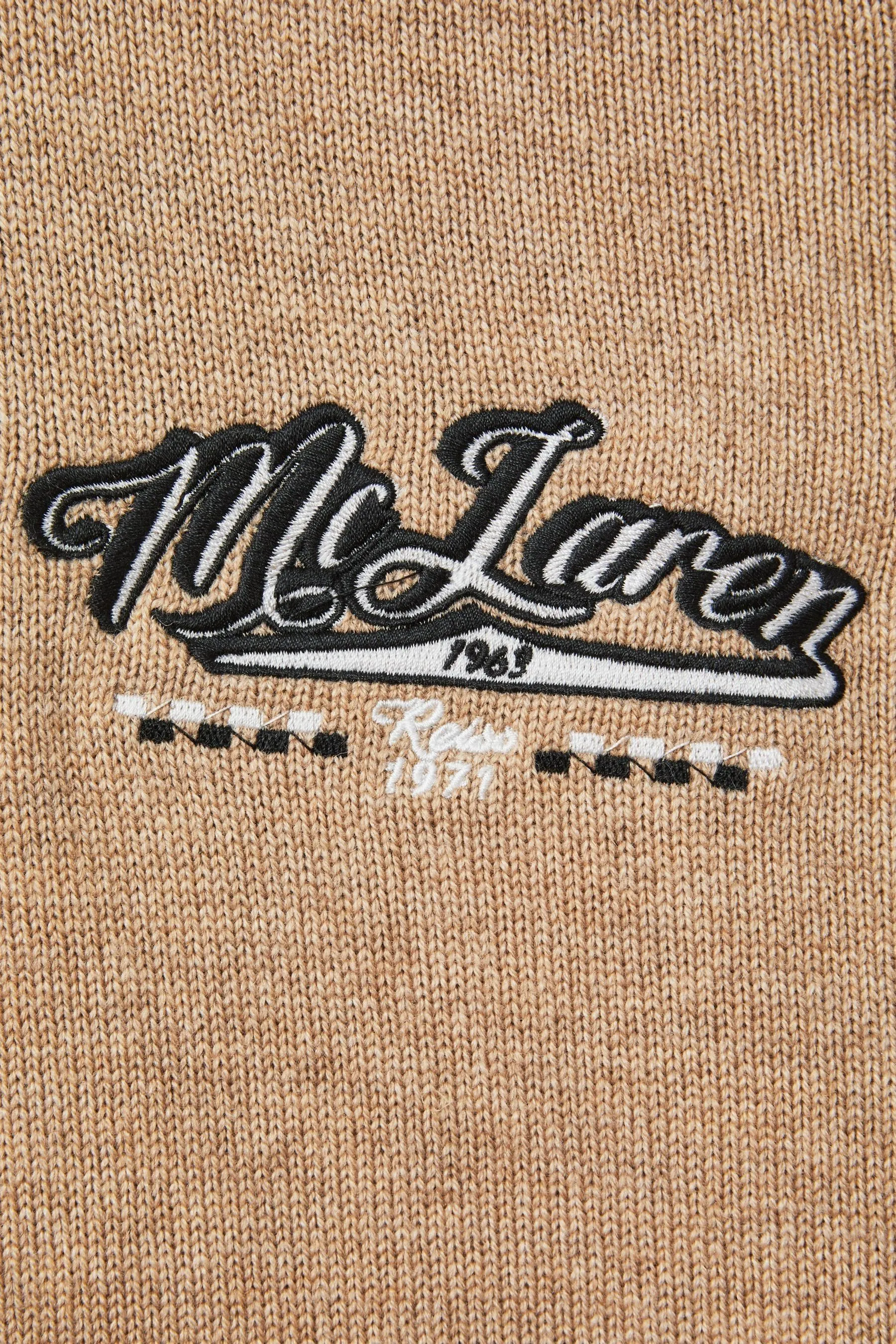 McLaren F1 Maglione corto in lana e cashmere    
