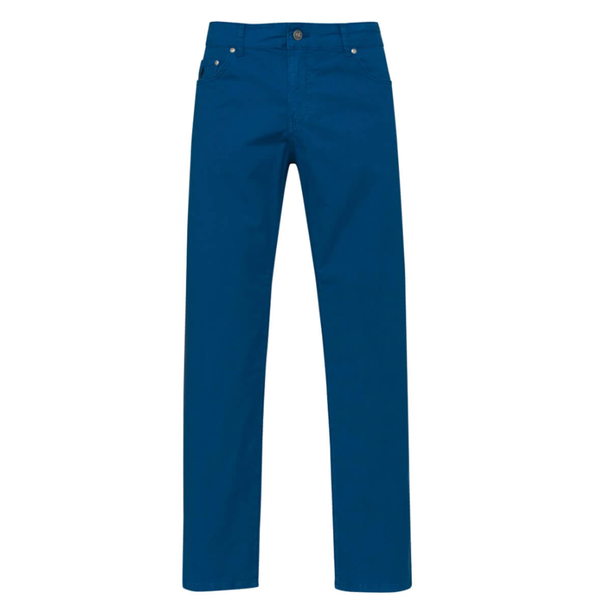 MCS pantaloni uomo cinque tasche in gabardina stretch colore indigo blue