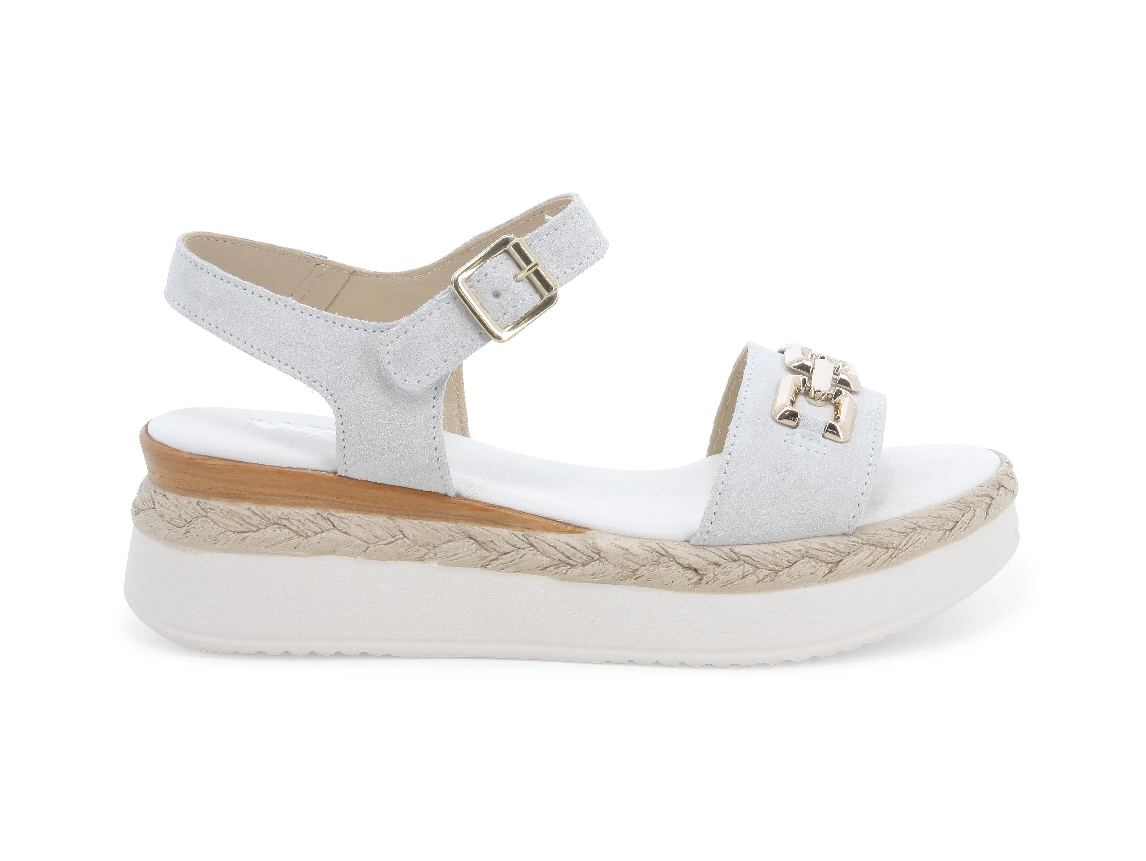 Melluso Sandali Zeppa con Accessorio Tomaia Pelle