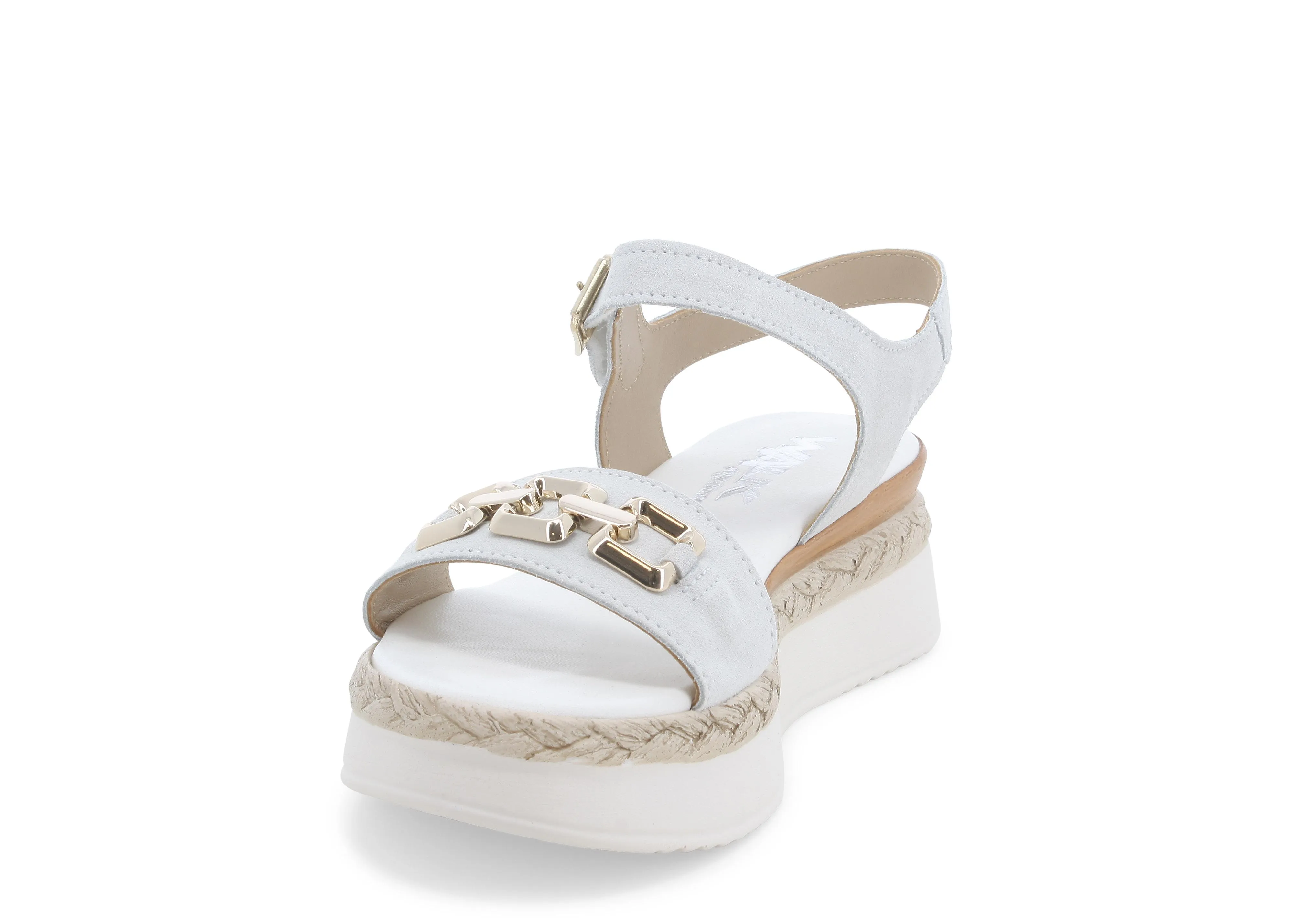 Melluso Sandali Zeppa con Accessorio Tomaia Pelle