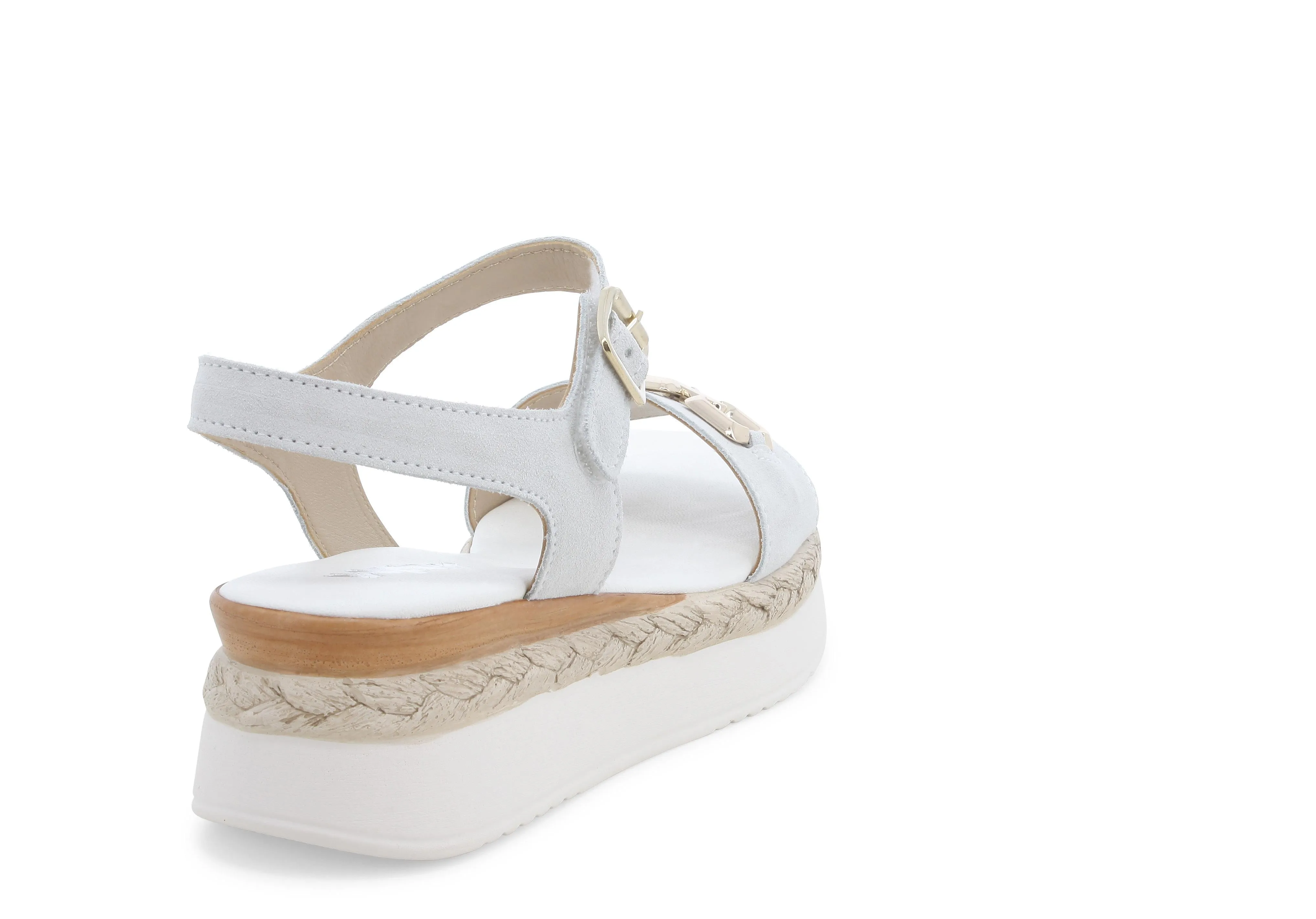 Melluso Sandali Zeppa con Accessorio Tomaia Pelle