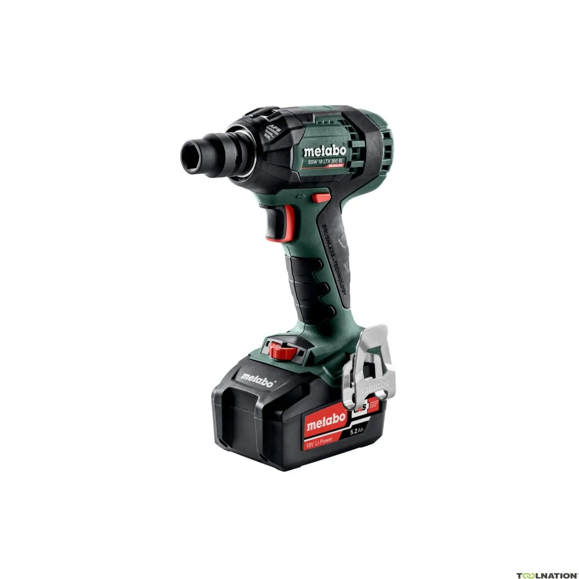 Metabo 602395650 SSW18LTX 300 BL Avvitatore a impulsi a batteria 18V 5,2Ah Li-Ion