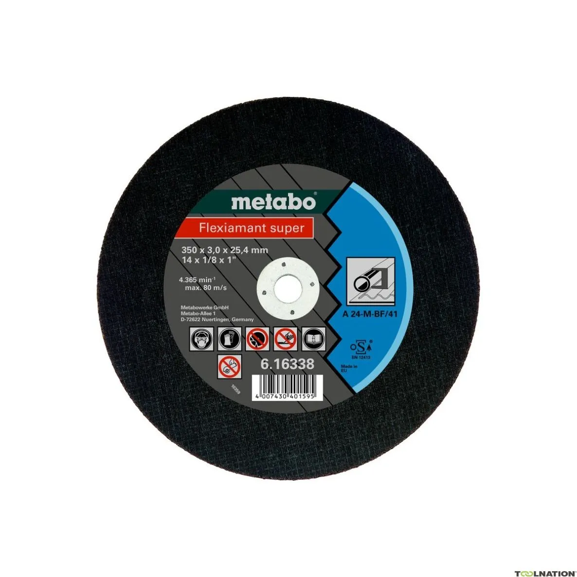 Metabo Accessori 616215000 Disco da taglio Ø 400x3,0x25,4mm acciaio Flexiamant super