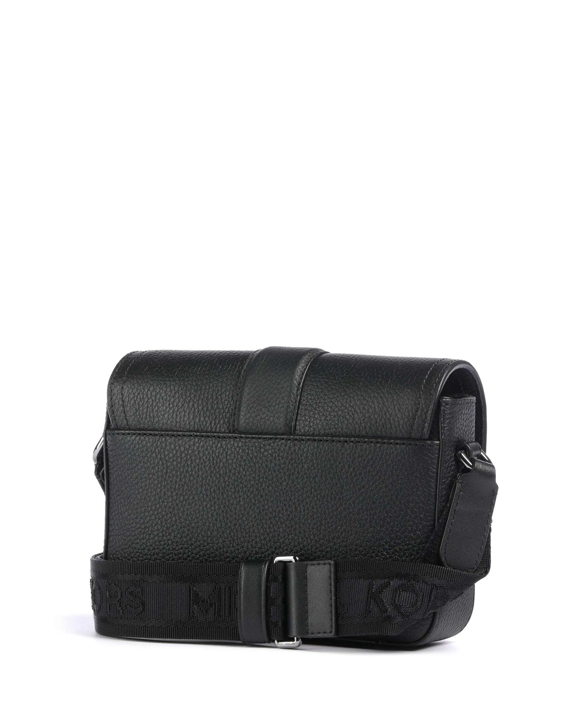  Michael Kors Hudson Borsa a tracolla pelle di vacchetta grana nero  