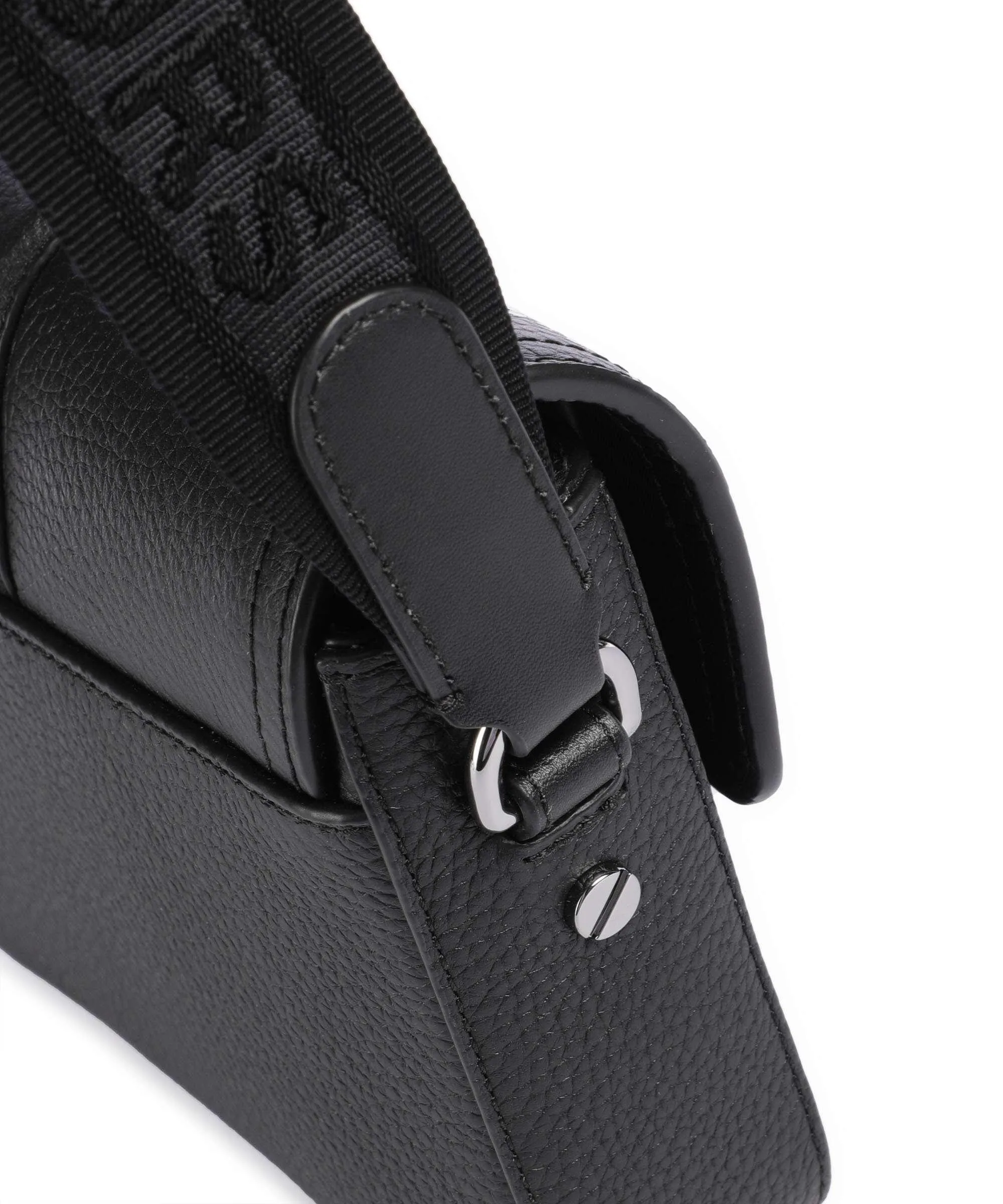  Michael Kors Hudson Borsa a tracolla pelle di vacchetta grana nero  