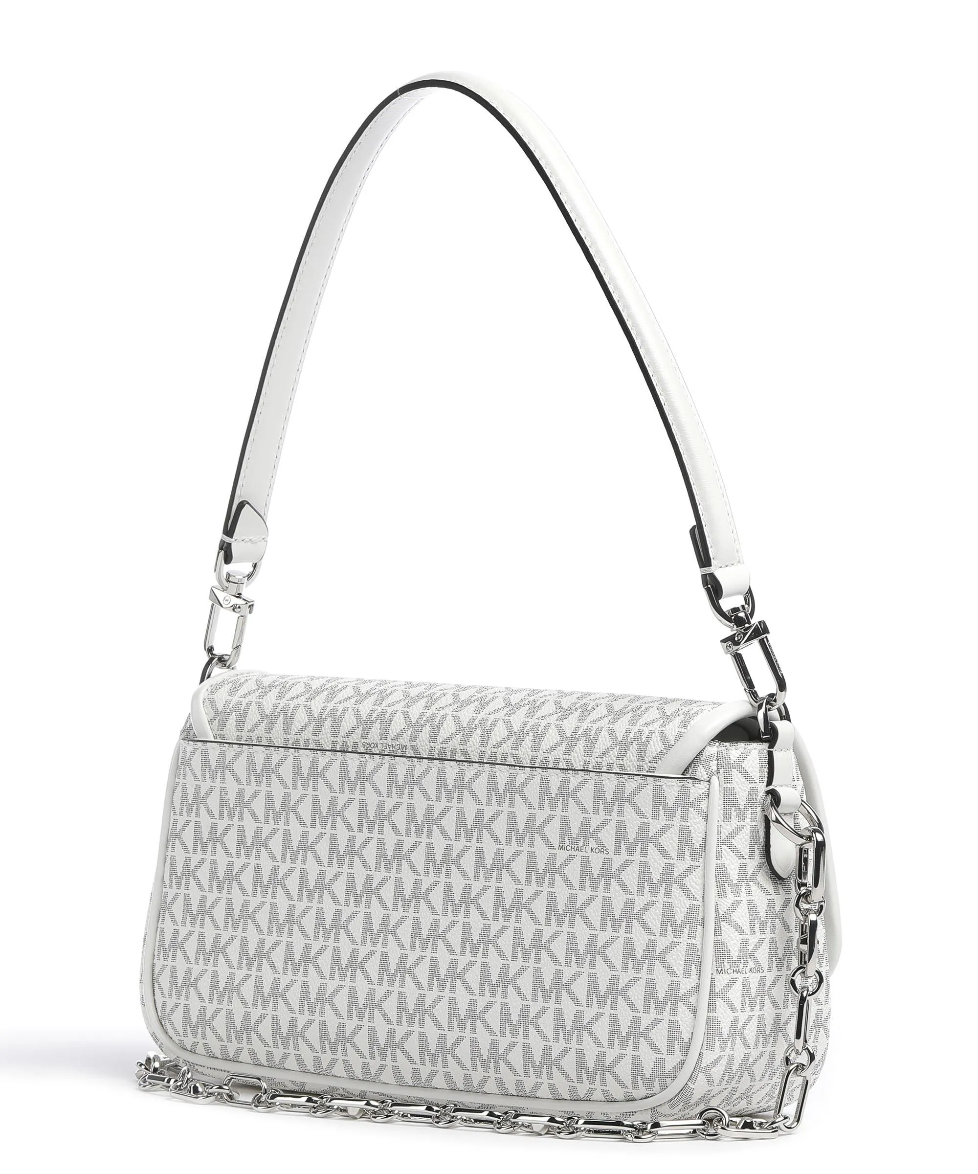  Michael Kors Parker Borsa a spalla tela avorio  