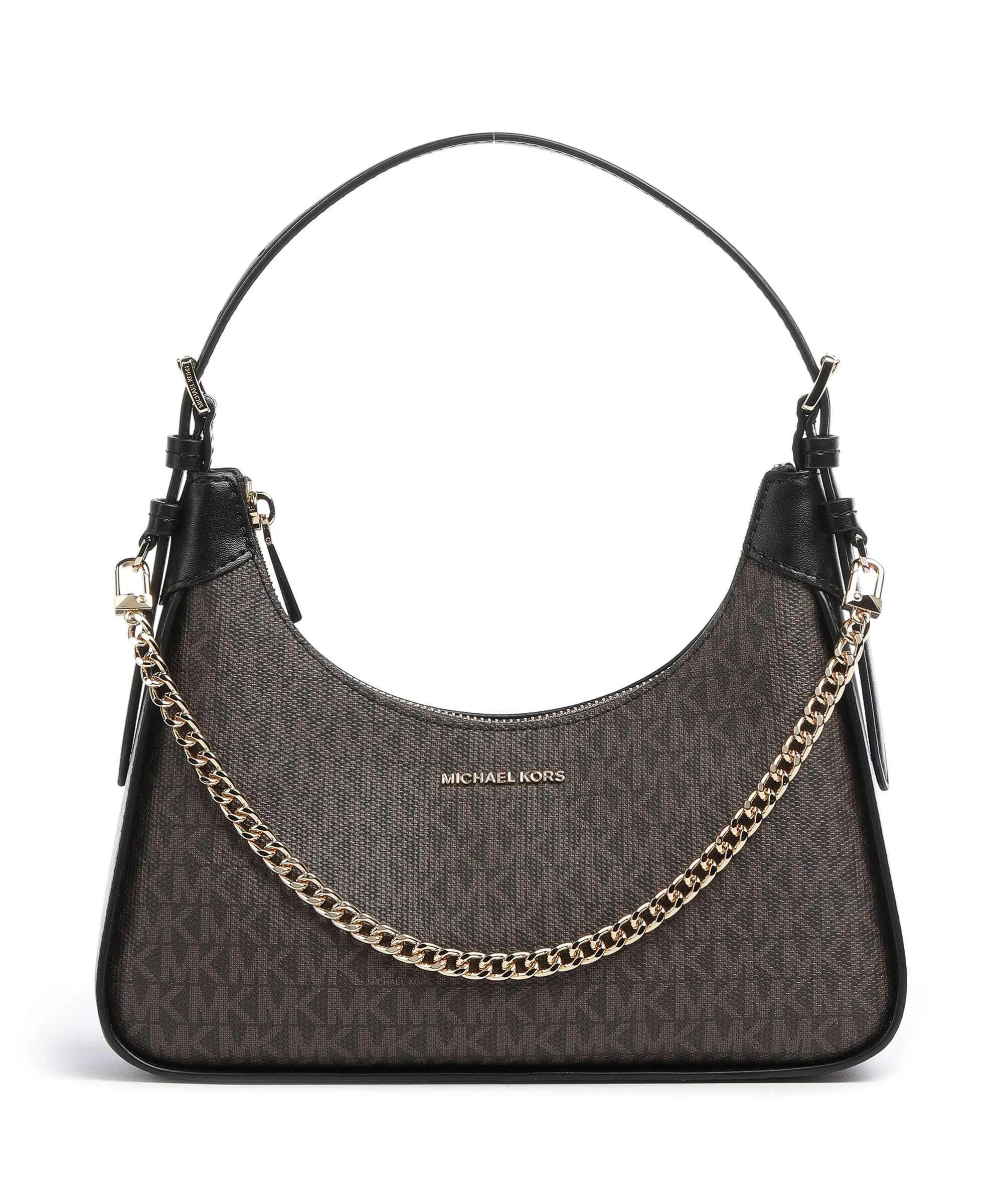  Michael Kors Wilma Borsa hobo tela marrone scuro  