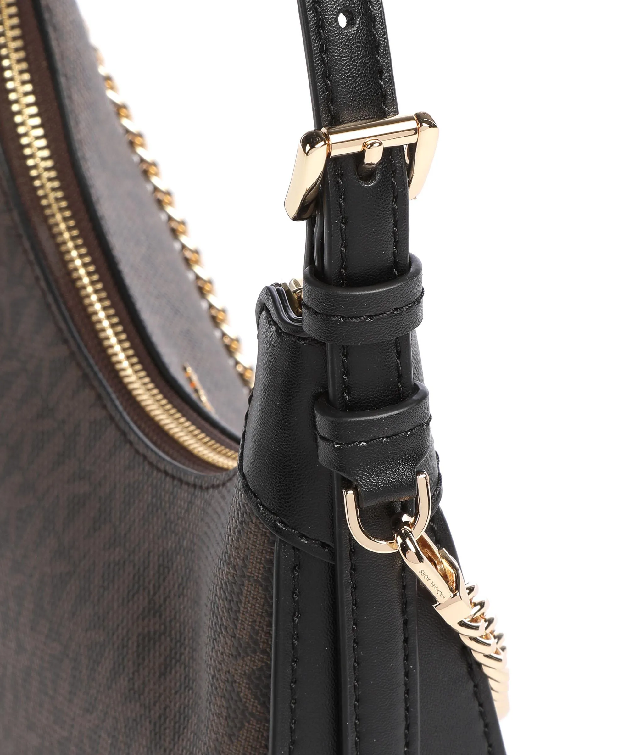  Michael Kors Wilma Borsa hobo tela marrone scuro  