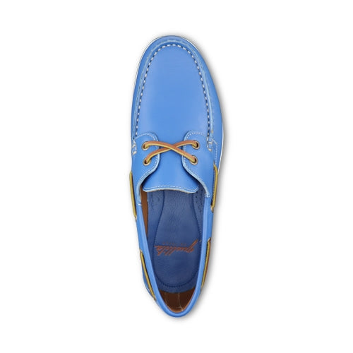 Mocassini Barca in pelle blu elettrico