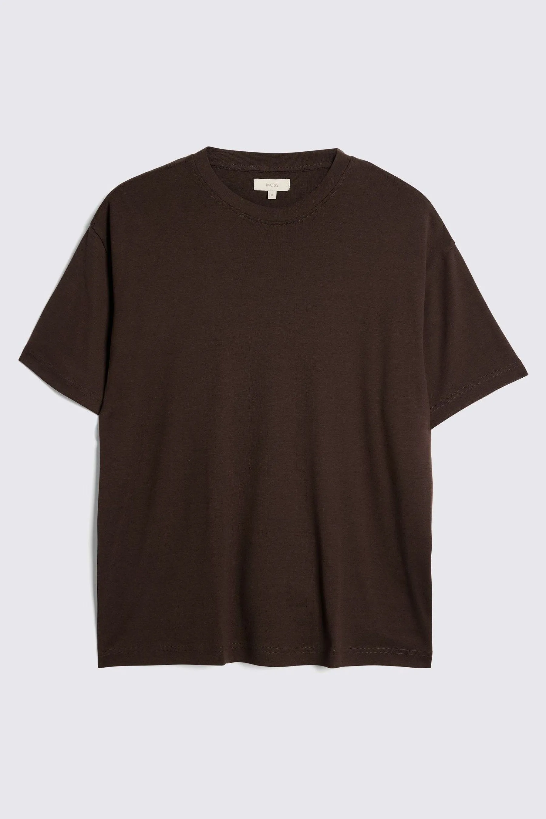 MOSS Maglietta girocollo in 100% cotone pesante    